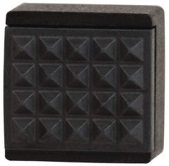 Fairlane - 1/2" Square, 10-32 Thread, 3/8" High, Extra Fine Tooth Grade, Diamond Serration, Carbide-Tipped, Square Positioning Gripper - 0.03 x 45A° Chamfer - Eagle Tool & Supply