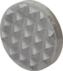 Fairlane - Extra Fine Tooth Grade, Diamond Tooth Pattern, 1/2" Diam, Solid Carbide, Round Positioning Gripper Pad - 1/8" High - Eagle Tool & Supply