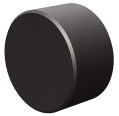 Fairlane - 3/8" OAL, 3/4" OD, Steel, Tapped Rest Button - Black Oxide Coating, 3/16" Thread Depth - Eagle Tool & Supply