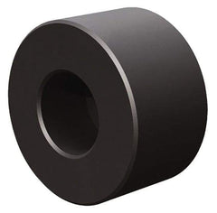 Fairlane - 1/2" OAL, 3/4" OD, Steel, Counterbored Rest Button - Black Oxide Coating - Eagle Tool & Supply