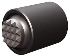 Fairlane - 4-40, 1/4" Thread Length, 5/32" Ball Diam, Serrated Ball Pad Surface, Alloy Steel, Black Oxide, Base, Swivel Action Gripper Assemblies - 3/8" Diam, 1/4" Deep Thread, 5/32" Contact Diam, 3/8" Overall Height, High Speed Steel Ball - Eagle Tool & Supply