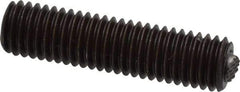 Fairlane - 1/2-13, 2" Thread Length, 9/32" Ball Diam, Serrated Ball Pad Surface, Alloy Steel, Black Oxide, Threaded, Swivel Action Gripper Assemblies - 1/4" Contact Diam, High Speed Steel Ball - Eagle Tool & Supply