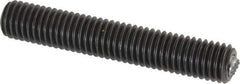Fairlane - 1/2-13, 3" Thread Length, 9/32" Ball Diam, Serrated Ball Pad Surface, Alloy Steel, Black Oxide, Threaded, Swivel Action Gripper Assemblies - 1/4" Contact Diam, High Speed Steel Ball - Eagle Tool & Supply