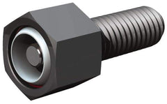 Fairlane - 5/8-18, 1" Thread Length, 3/4" Ball Diam, Alloy Steel, Hex Head, Swivel Action Gripper Assemblies - 11/16" Head Height, 15/16" Hex, Stainless Steel Ball - Eagle Tool & Supply