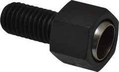 Fairlane - 1/2-13, 1" Thread Length, 5/8" Ball Diam, Alloy Steel, Hex Head, Swivel Action Gripper Assemblies - 5/8" Head Height, 13/16" Hex, Stainless Steel Ball - Eagle Tool & Supply