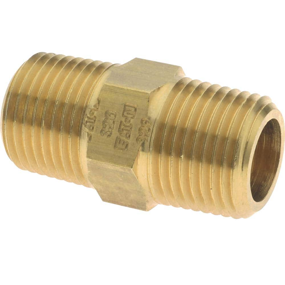 Industrial Pipe Hex Plug: 3/8″ Male Thread, MNPTF 1,200 Max psi