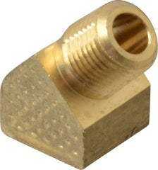 Eaton - 1/8 Male Thread x 1/8 Female Thread, Brass Industrial Pipe 45° Street Elbow - Eagle Tool & Supply