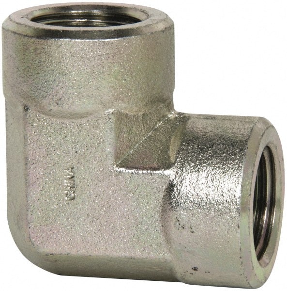 Eaton - 1/2 Female Thread, Steel Industrial Pipe 90° Female Elbow - Eagle Tool & Supply