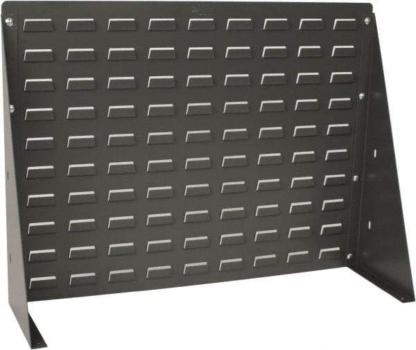 Quantum Storage - 120 Lb Capacity, 27" Deep x 8" Wide x 21" High, Steel Bench Rack - For Hanging Bins - Eagle Tool & Supply