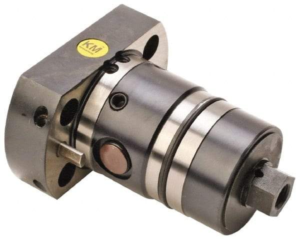 Kennametal - Neutral Cut, KM63 Modular Connection, Adapter/Mount Lathe Modular Clamping Unit - 73.99mm Square Shank Diam, 5.101" OAL, Through Coolant, Series CL2NT-BC Boring Cartridge Top Access - Exact Industrial Supply