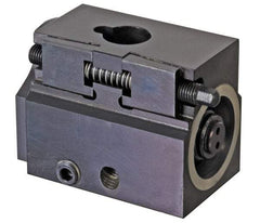 Kennametal - Left Hand Cut, KM50 Modular Connection, Square Shank Lathe Modular Clamping Unit - 70mm Square Shank Length, 50mm Square Shank Width, 100mm OAL, Through Coolant, Series CL2S Square Shank - Exact Industrial Supply