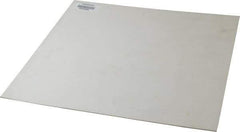 Made in USA - 12" Long, 12" Wide, 1/16" Thick, Silicone Rubber Foam Sheet - 50 to 60 Durometer, White, -20 to 500°F, 640 psi Tensile Strength, Plain Backing, Stock Length - Eagle Tool & Supply