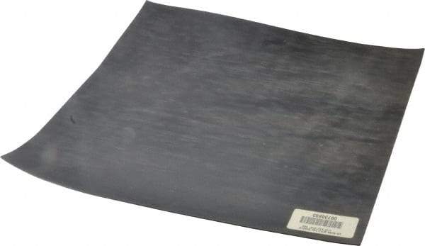 Made in USA - 12" Long, 12" Wide, 1/16" Thick, Buna-N Rubber Foam Sheet - 45 to 55 Durometer, Black, -20 to 180°F, 2,500 psi Tensile Strength, Adhesive Backing, Stock Length - Eagle Tool & Supply