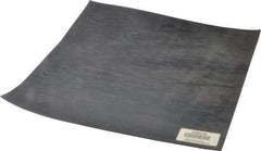 Made in USA - 12" Long, 12" Wide, 1/16" Thick, Buna-N Rubber Foam Sheet - 45 to 55 Durometer, Black, -20 to 180°F, 2,500 psi Tensile Strength, Adhesive Backing, Stock Length - Eagle Tool & Supply