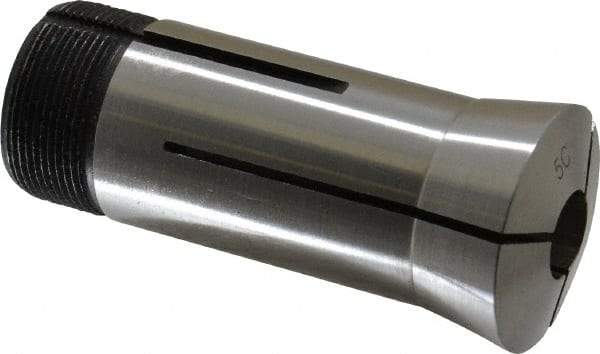 Interstate - 33/64 Inch 5C Round Collet - 3.28" Overall Length, 1.041-24 Internal Thread Size, Steel, 0.0005 Inch TIR - Exact Industrial Supply