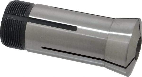 Interstate - 19/32 Inch 5C Round Collet - 3.28" Overall Length, 1.041-24 Internal Thread Size, Steel, 0.0005 Inch TIR - Exact Industrial Supply