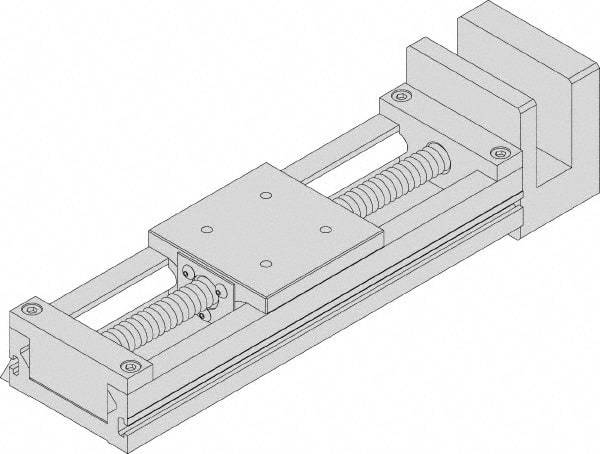 Thomson Industries - Micro Stage Linear Guide - 15-3/4" Long x 1.968" Wide - Eagle Tool & Supply