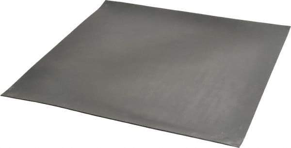 Made in USA - 12" Long, 12" Wide, 1/16" Thick, Neoprene Rubber Foam Sheet - 45 to 55 Durometer, Black, -40 to 225°F, 2,500 psi Tensile Strength, Plain Backing, Stock Length - Eagle Tool & Supply