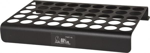 Big Bear Enterprises - 45 Hole NC/CNC Collet Storage Rack - Eagle Tool & Supply