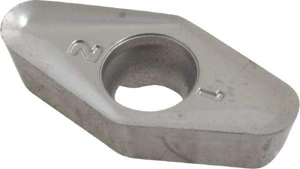 Seco - VPGX220631 E10 Grade H25 Carbide Milling Insert - Uncoated, 1/4" Thick, 0.551" Inscribed Circle, 0.122" Corner Radius - Eagle Tool & Supply