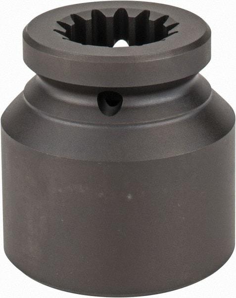 Proto - #5 Spline Drive, 2" Socket, Impact Socket - 6 Points, 3-17/32" OAL - Eagle Tool & Supply