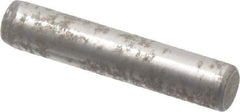 Value Collection - 1/8" Diam x 5/8" Pin Length Alloy Steel Oversized Dowel Pin - C 50-58 Hardness, 3,200 Lb Breaking Strength, 1 Beveled & 1 Rounded End - Eagle Tool & Supply