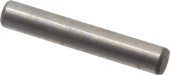 Value Collection - 1/8" Diam x 3/4" Pin Length Alloy Steel Oversized Dowel Pin - C 50-58 Hardness, 3,200 Lb Breaking Strength, 1 Beveled & 1 Rounded End - Eagle Tool & Supply
