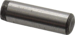 Value Collection - 3/16" Diam x 5/8" Pin Length Alloy Steel Oversized Dowel Pin - C 50-58 Hardness, 7,200 Lb Breaking Strength, 1 Beveled & 1 Rounded End - Eagle Tool & Supply