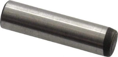 Value Collection - 3/16" Diam x 3/4" Pin Length Alloy Steel Oversized Dowel Pin - C 50-58 Hardness, 7,200 Lb Breaking Strength, 1 Beveled & 1 Rounded End - Eagle Tool & Supply