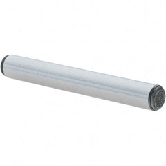 Value Collection - 3/16" Diam x 1-1/2" Pin Length Alloy Steel Oversized Dowel Pin - C 50-58 Hardness, 7,200 Lb Breaking Strength, 1 Beveled & 1 Rounded End - Eagle Tool & Supply
