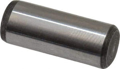 Value Collection - 1/4" Diam x 5/8" Pin Length Alloy Steel Oversized Dowel Pin - C 50-58 Hardness, 12,800 Lb Breaking Strength, 1 Beveled & 1 Rounded End - Eagle Tool & Supply