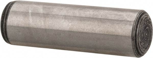 Value Collection - 5/16" Diam x 1" Pin Length Alloy Steel Oversized Dowel Pin - C 50-58 Hardness, 20,000 Lb Breaking Strength, 1 Beveled & 1 Rounded End - Eagle Tool & Supply