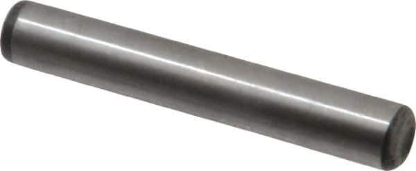 Value Collection - 5/16" Diam x 2" Pin Length Alloy Steel Oversized Dowel Pin - C 50-58 Hardness, 20,000 Lb Breaking Strength, 1 Beveled & 1 Rounded End - Eagle Tool & Supply