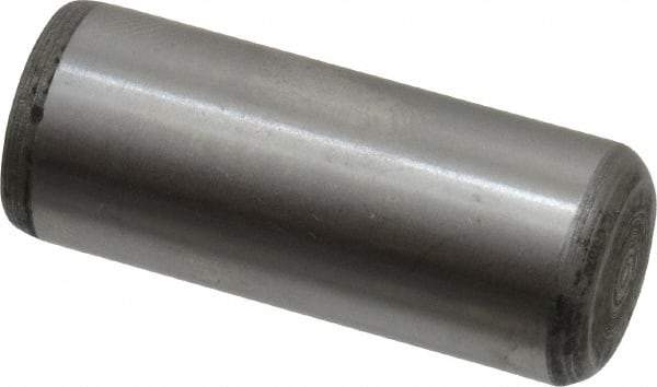 Value Collection - 1/2" Diam x 1-1/4" Pin Length Alloy Steel Oversized Dowel Pin - C 50-58 Hardness, 51,000 Lb Breaking Strength, 1 Beveled & 1 Rounded End - Eagle Tool & Supply
