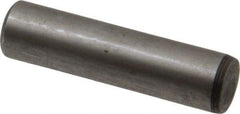 Value Collection - 1/2" Diam x 2" Pin Length Alloy Steel Oversized Dowel Pin - C 50-58 Hardness, 51,000 Lb Breaking Strength, 1 Beveled & 1 Rounded End - Eagle Tool & Supply