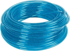 Coilhose Pneumatics - 0.16" ID x 1/4" OD, 100' Long, Polyurethane Tube - Trans Blue, 148 Max psi, -60 to 200°F - Eagle Tool & Supply