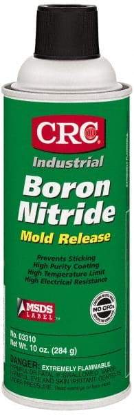 CRC - 16 Ounce Aerosol Can, White, General Purpose Mold Release - Boron Nitride Composition - Eagle Tool & Supply