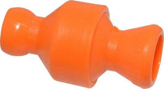 Loc-Line - 2 Piece, 1/4" ID Coolant Hose In-Line Valve - Female to Ball Connection, Acetal Copolymer Body, Unthreaded, Use with Loc-Line Modular Hose Systems - Eagle Tool & Supply