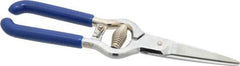 Heritage Cutlery - 2-1/4" LOC, 8" OAL Chrome Plated Standard Shears - Right Hand, Plastic Coated Straight Handle, For General Purpose Use - Eagle Tool & Supply