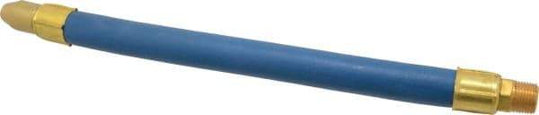 Coilhose Pneumatics - 12" Hose Length, 3/8" Nozzle Diam, 1/2" Hose ID, Coolant Hose - 3/8" NPT For Mist Coolant Systems - Eagle Tool & Supply