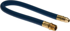 Coilhose Pneumatics - 24" Hose Length, 1/2" Nozzle Diam, 1/2" Hose ID, Coolant Hose - 1/2" NPT For Mist Coolant Systems - Eagle Tool & Supply