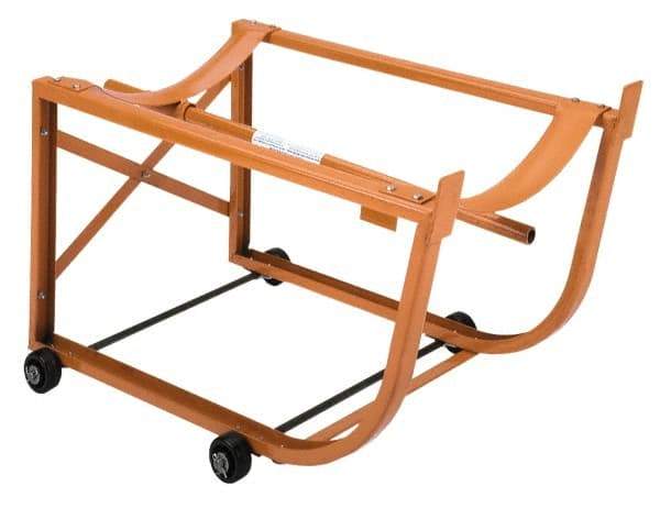 Wesco Industrial Products - 600 Lb Load Capacity, Tilting Drum Cradle - 19-1/2" Wide x 15" High - Eagle Tool & Supply