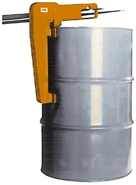 Made in USA - 3,000 Lb Load Capacity, 55 Gal Drum Lifter - For 55 Gal Drums - Eagle Tool & Supply