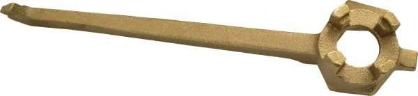 Value Collection - Bronze Drum Plug Wrench - For Use with Most Drum Plugs - Eagle Tool & Supply