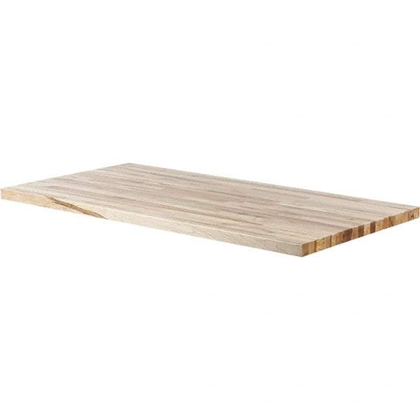 Made in USA - Maple Straight Edge Workbench & Workstation Work Bench Top - Use with Edsal Workbenches - Eagle Tool & Supply