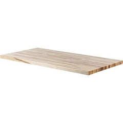 Made in USA - Maple Straight Edge Workbench & Workstation Work Bench Top - Use with Edsal Workbenches - Eagle Tool & Supply