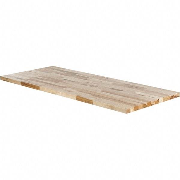 Made in USA - Maple Straight Edge Workbench & Workstation Work Bench Top - Use with Edsal Workbenches - Eagle Tool & Supply