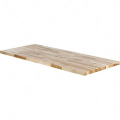 Made in USA - Maple Straight Edge Workbench & Workstation Work Bench Top - Use with Edsal Workbenches - Eagle Tool & Supply