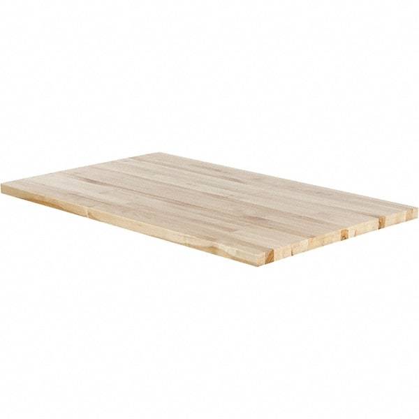 Made in USA - Maple Straight Edge Workbench & Workstation Work Bench Top - Use with Edsal Workbenches - Eagle Tool & Supply