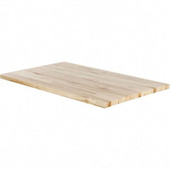 Made in USA - Maple Straight Edge Workbench & Workstation Work Bench Top - Use with Edsal Workbenches - Eagle Tool & Supply